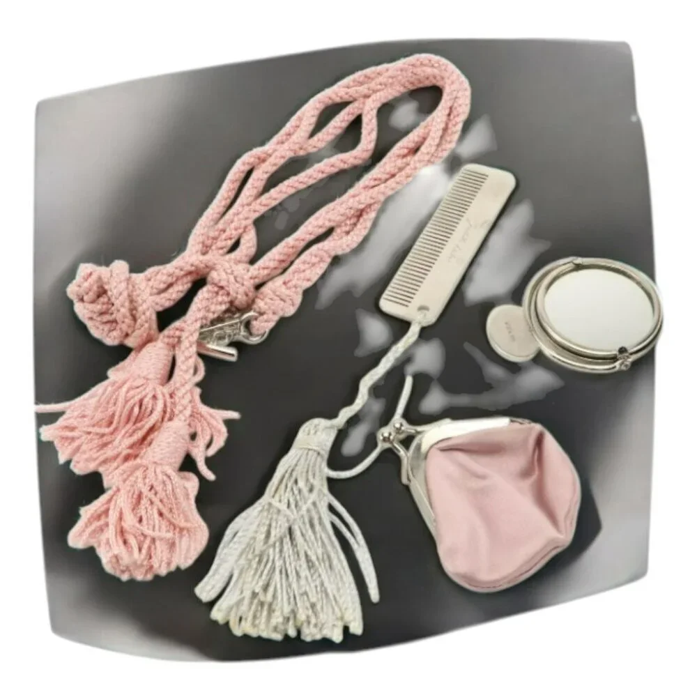 Judith Leiber Swarovski Crystal and Karung Skin Evening Bag with Access/Vintage - Picture 6 of 9